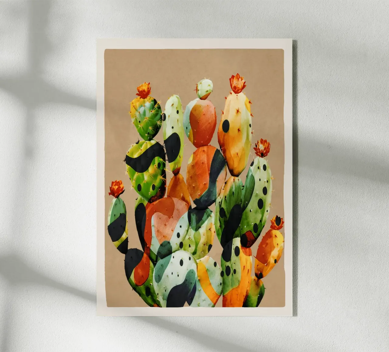 Abstract Modern Cactus 1 plexiglass da Nadjaa