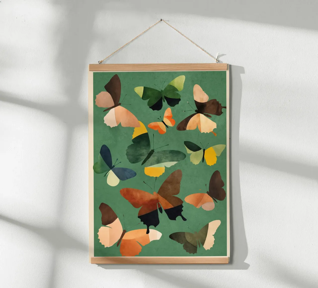 Beautiful Butterflies 6 poster by Nadjaa