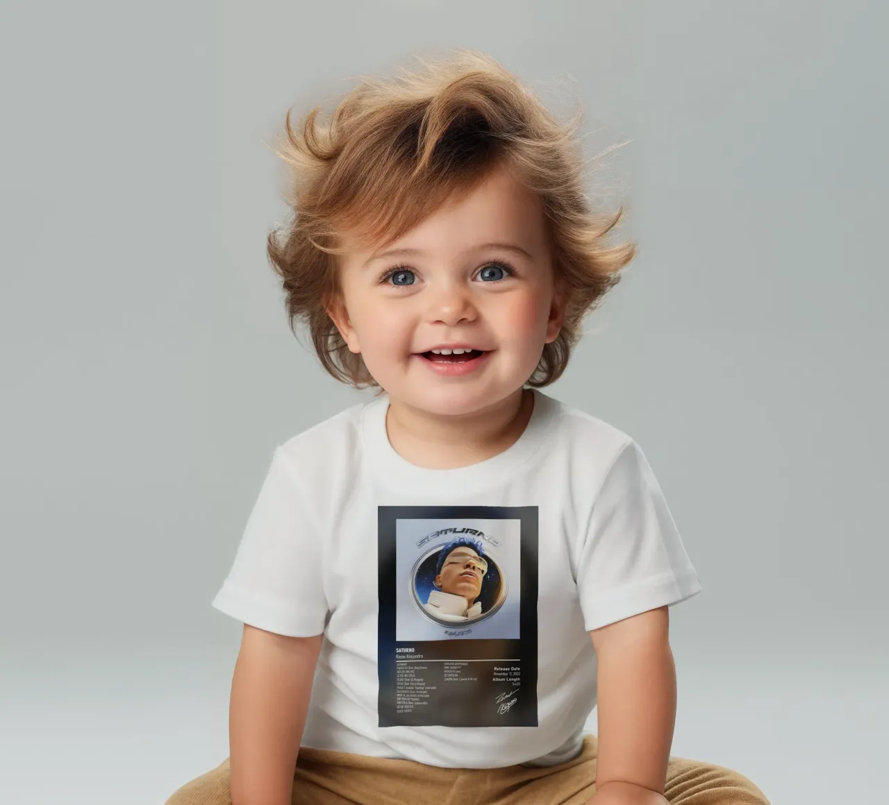 Saturno (2022) Rauw Alejandro maglietta neonato da DGUnder