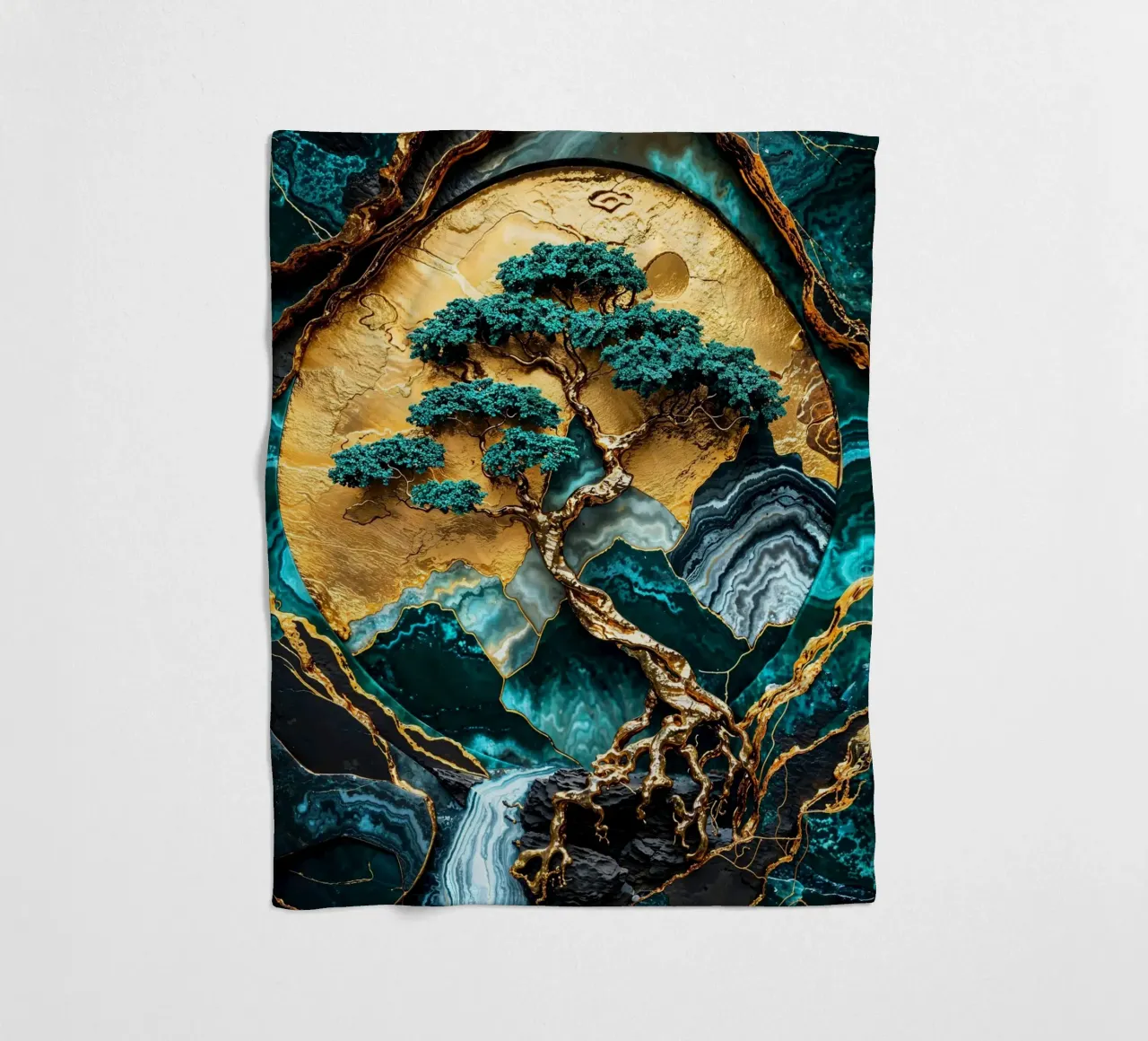Golden Tree of Harmony Art coperta in pile da Pixaverse