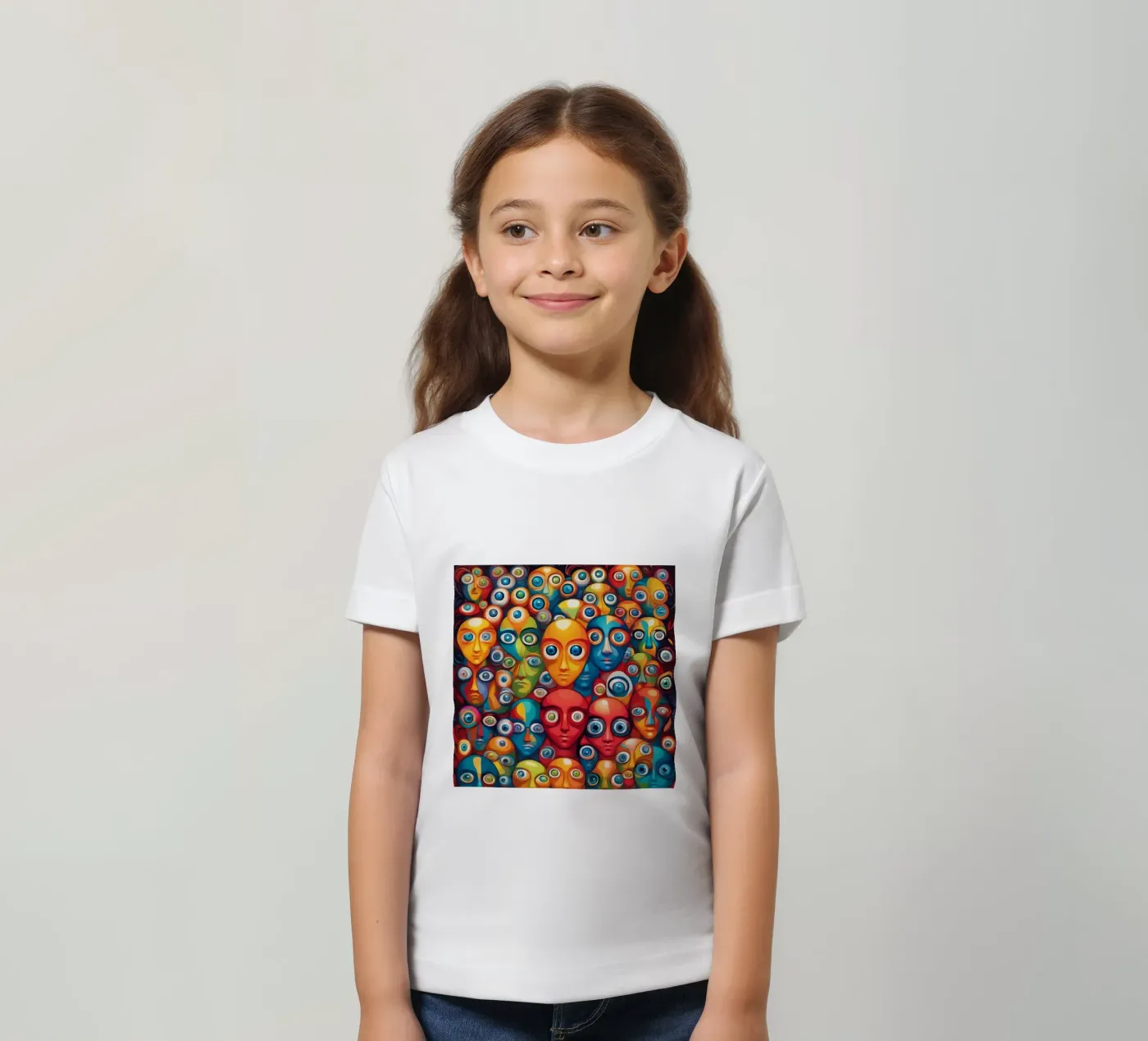 Occhi_2 t-shirt bambini da AI-Portraits by LK
