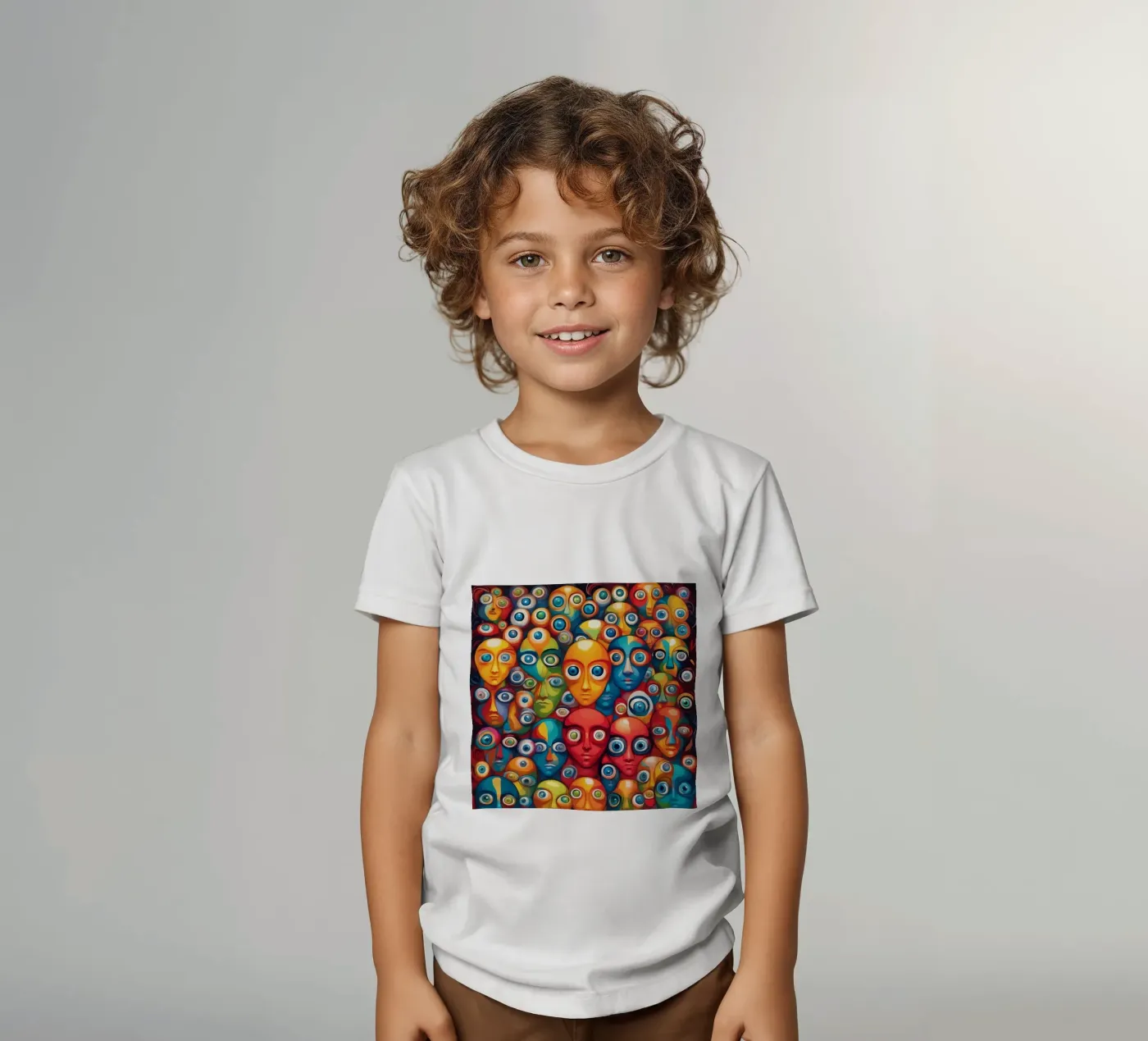 Occhi_2 t-shirt bambini da AI-Portraits by LK