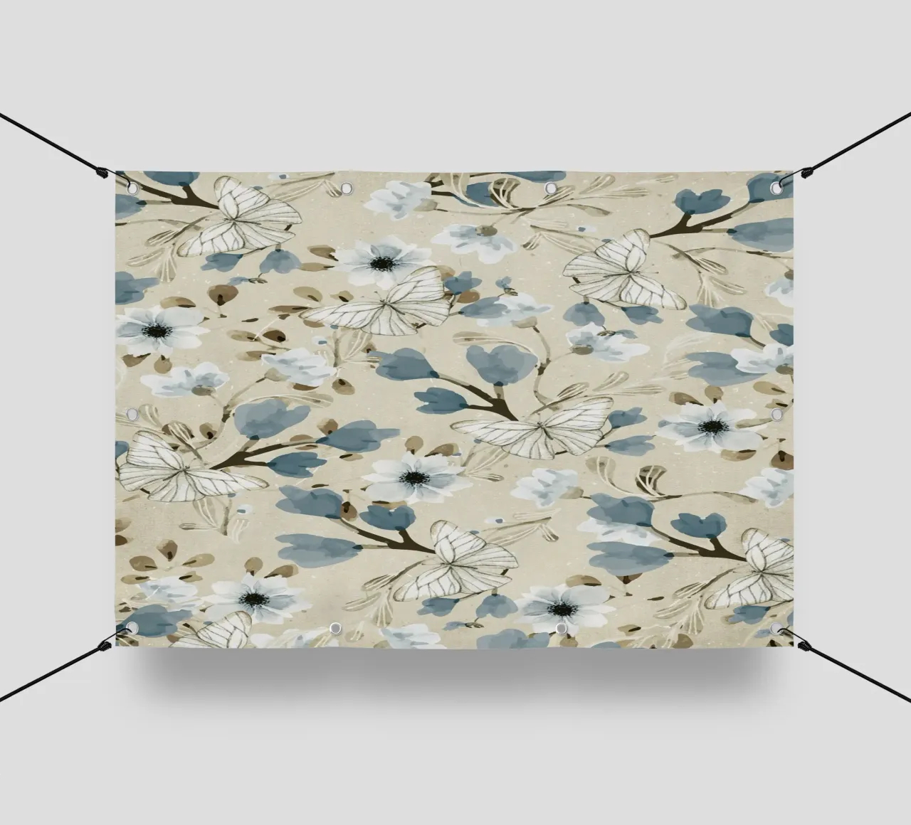 Flowers and Butterflies telo in pvc da Nadjaa