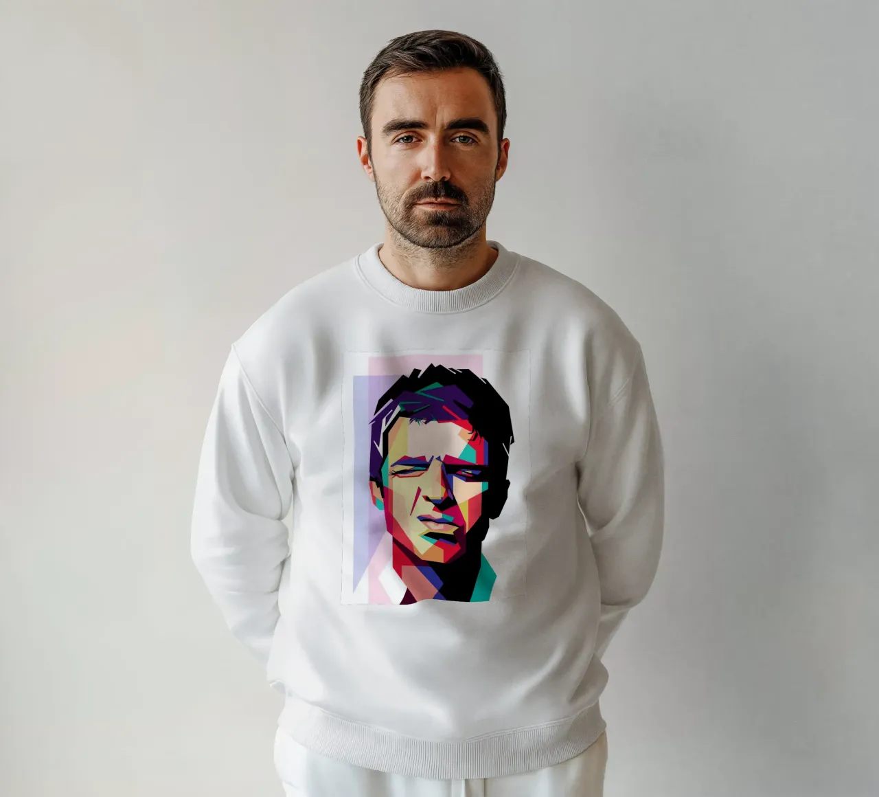 Noel Gallagher WPAP art style felpa da Hantamrata