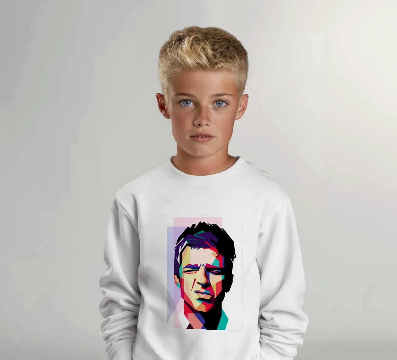Noel Gallagher WPAP art style felpa bambino da Hantamrata
