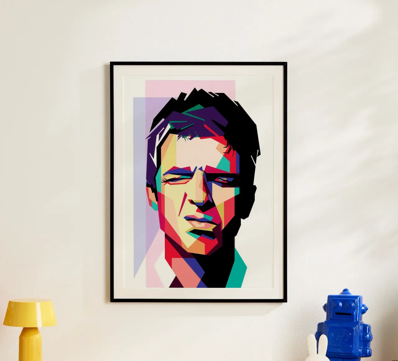 Noel Gallagher WPAP art style carta hahnemühle da Hantamrata