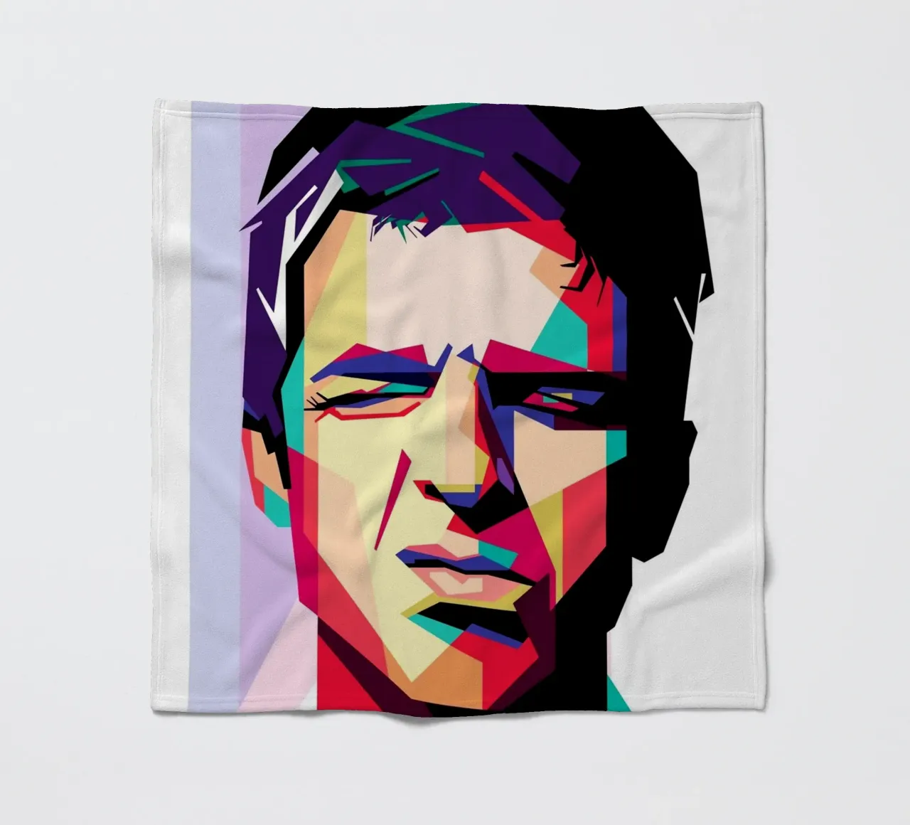 Noel Gallagher WPAP art style coperta in pile da Hantamrata