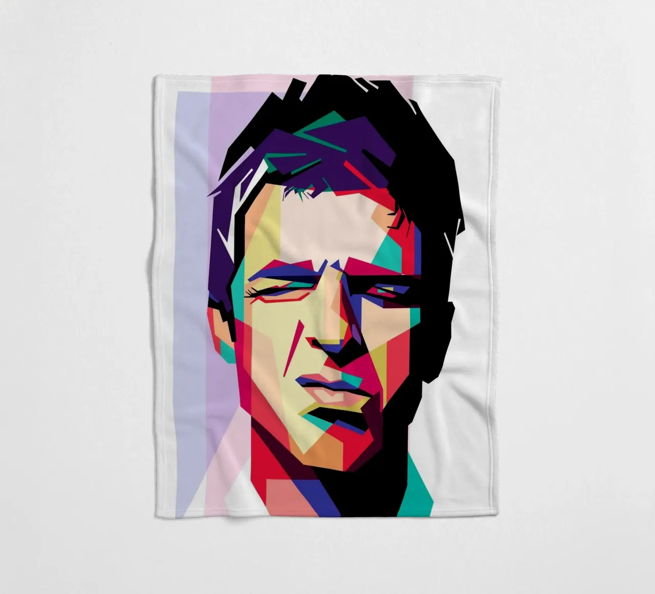 Noel Gallagher WPAP art style coperta in pile da Hantamrata