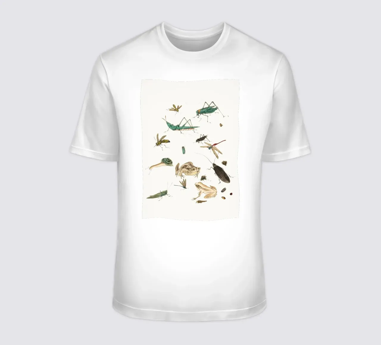 Insects frogs and a snail t-shirt da Nadjaa