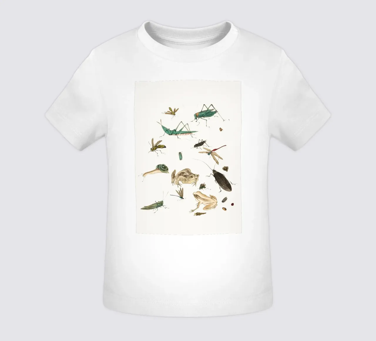 Insects frogs and a snail maglietta neonato da Nadjaa