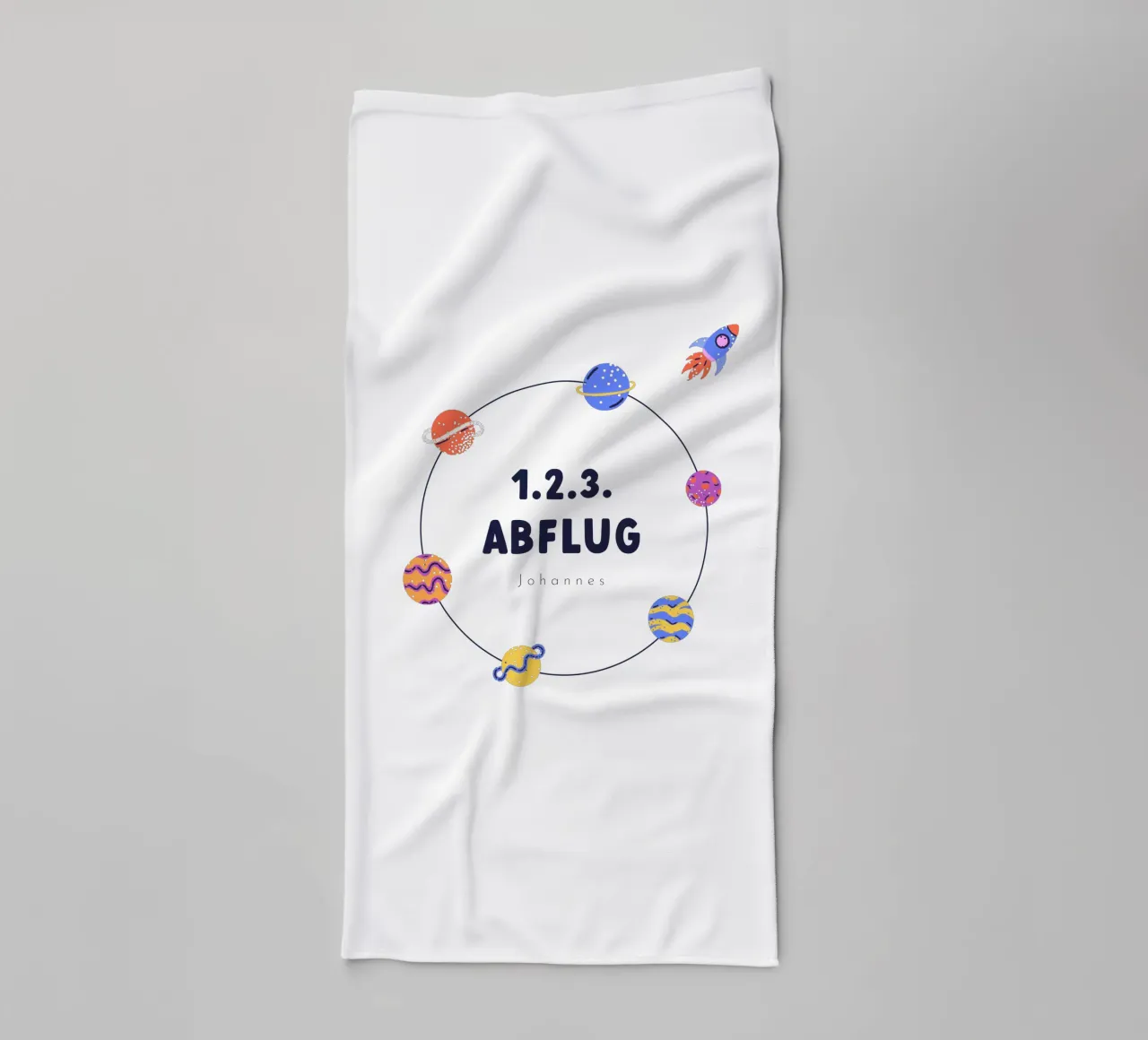 Universe towel by Kartenliebe