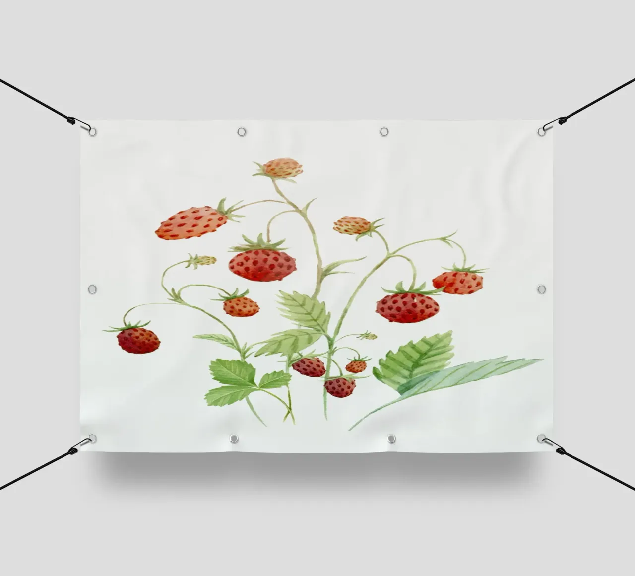 Wild Strawberries telo in pvc da Nadjaa