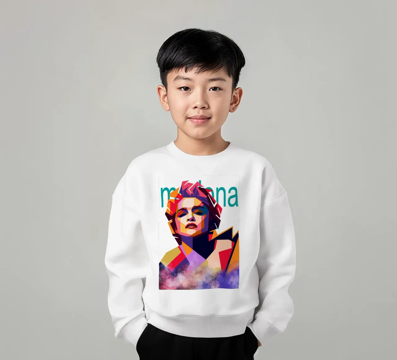Madonna WPAP art style felpa bambino da Hantamrata