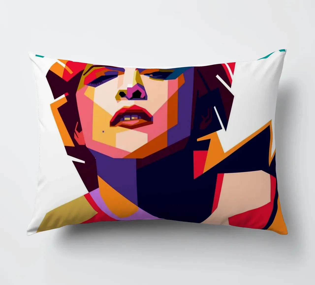 Madonna WPAP art style decorative cushion by Hantamrata