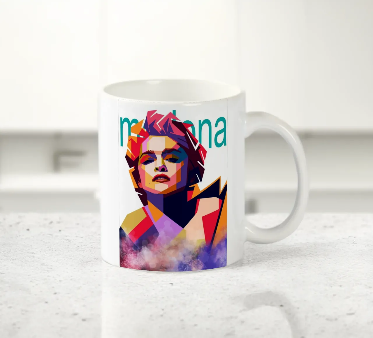 Madonna WPAP art style tazza in ceramica da Hantamrata