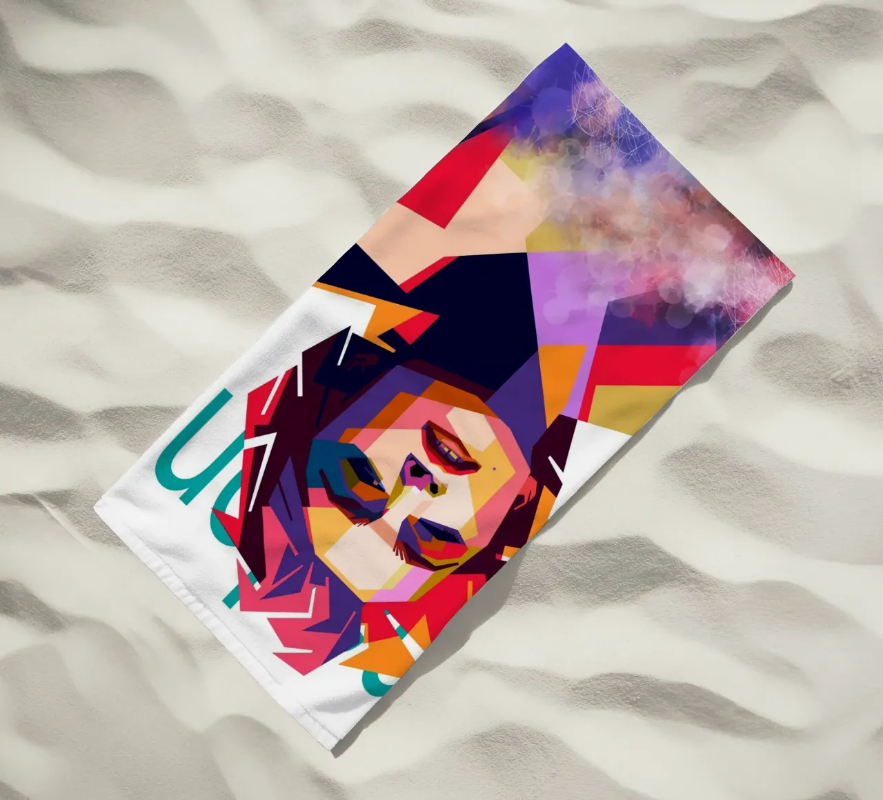 Madonna WPAP art style telo mare da Hantamrata