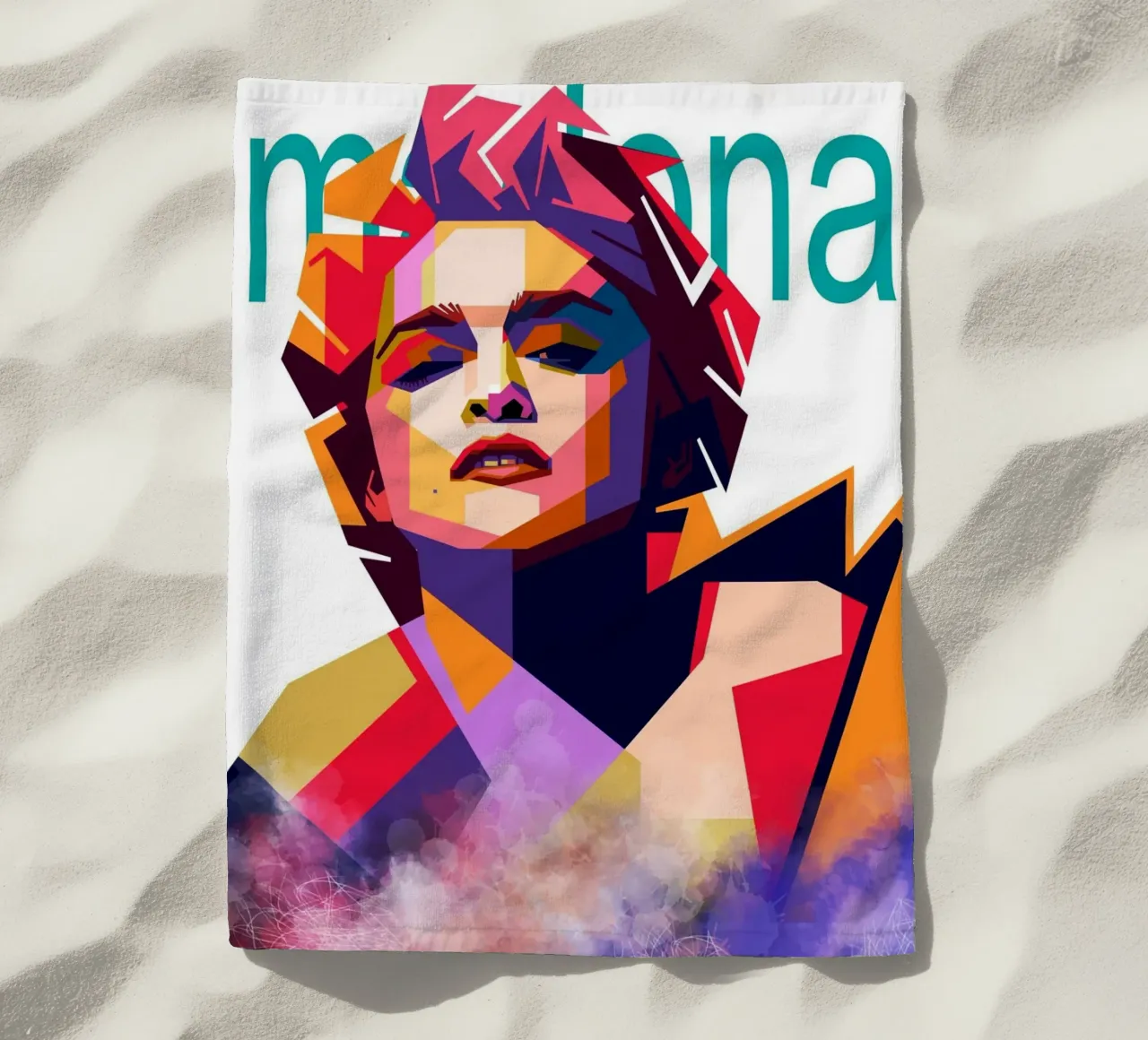 Madonna WPAP art style telo mare da Hantamrata