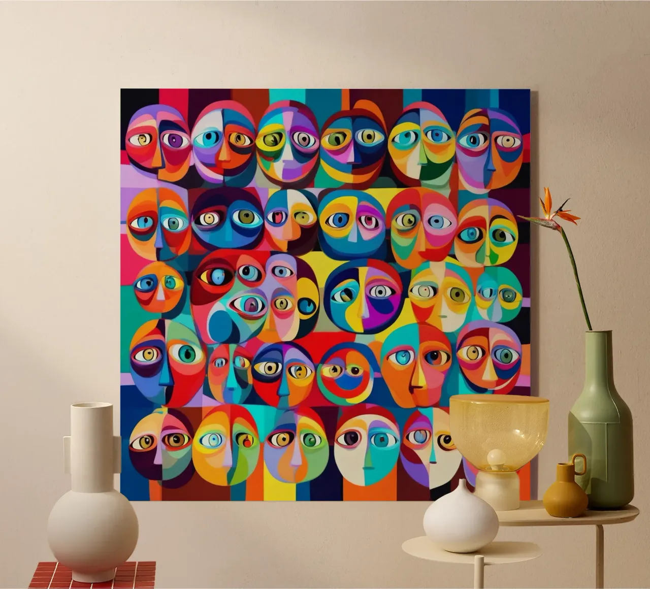 Occhi_3 plexiglass da AI-Portraits by LK