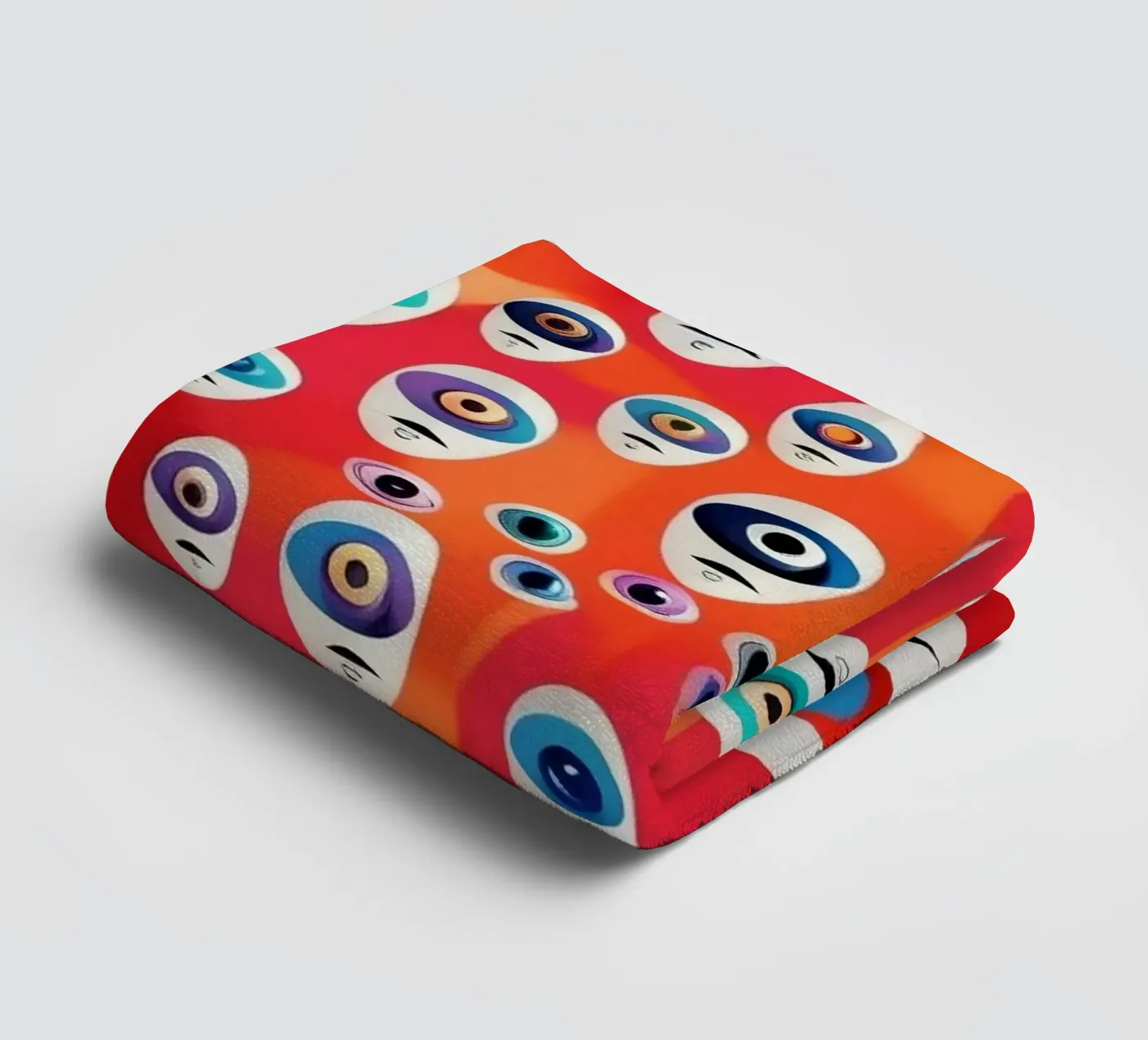 Ogen_4 badhanddoek van AI-Portraits by LK