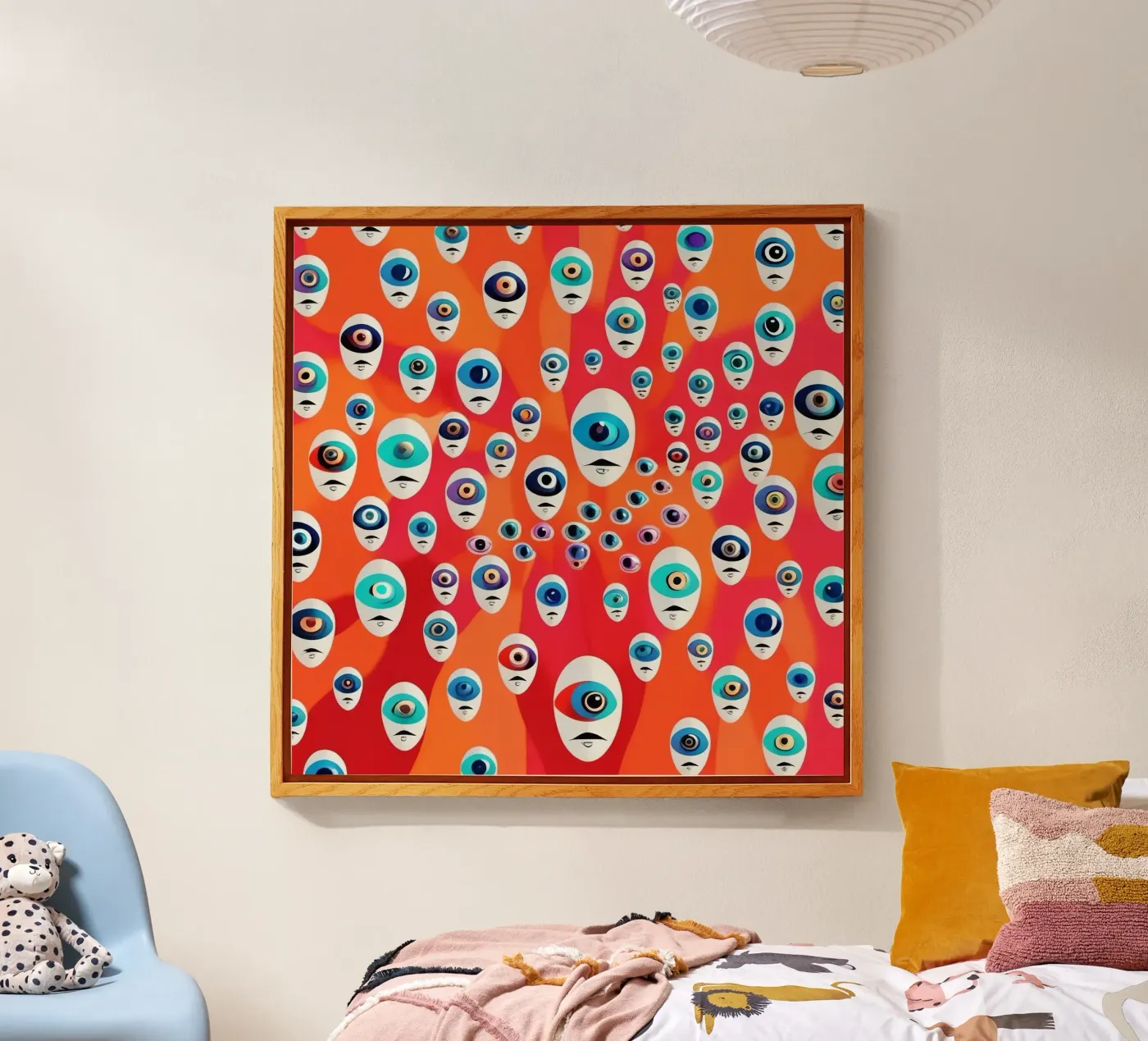 Augen_4 Acryl-Glas von AI-Portraits by LK