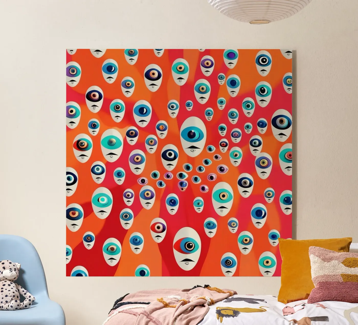 Augen_4 Acryl-Glas von AI-Portraits by LK