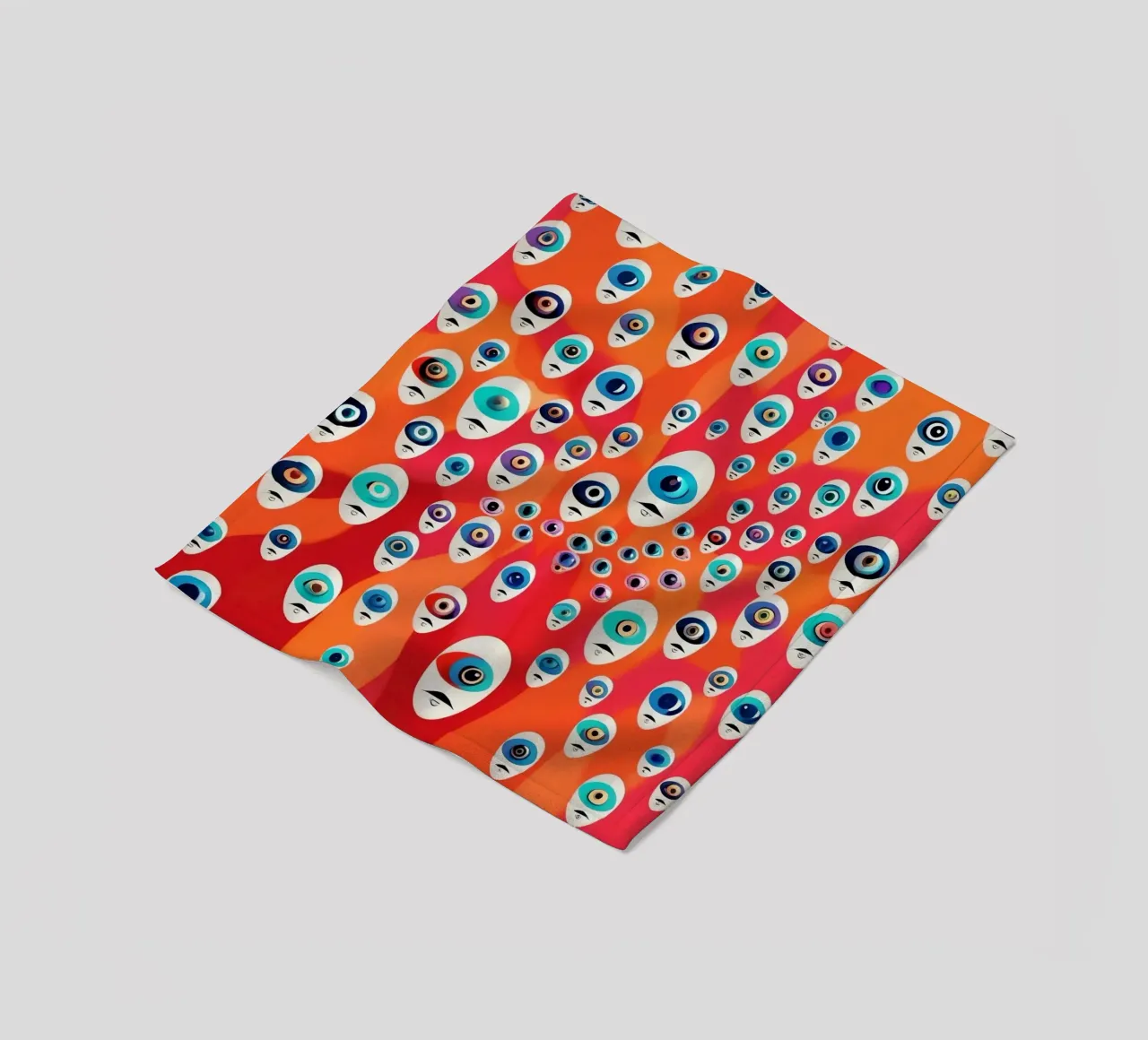 Occhi_4 coperta in pile da AI-Portraits by LK