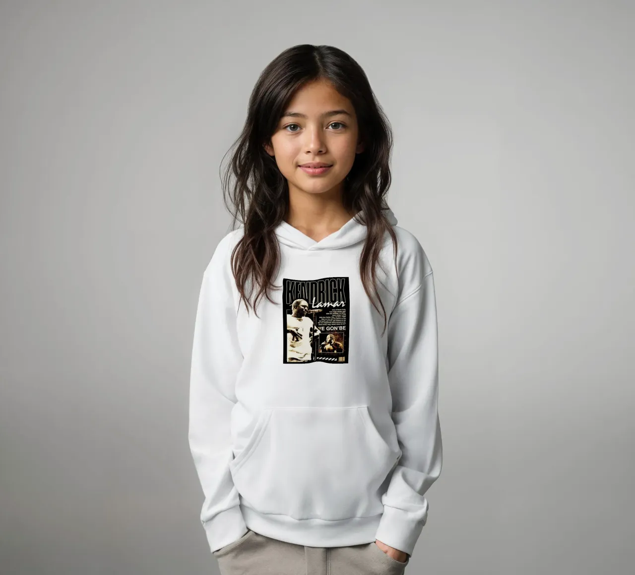kendrick lamar azione 2 felpa bambino con cappuccio da music soul
