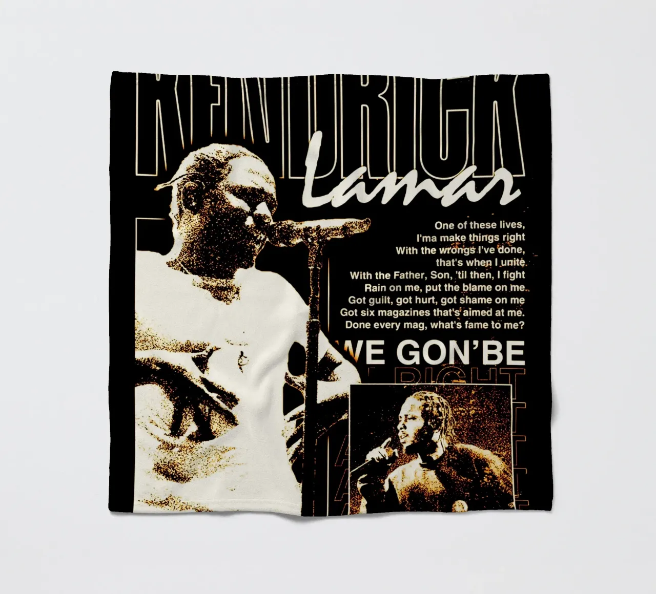 kendrick lamar azione 2 coperta in pile da music soul