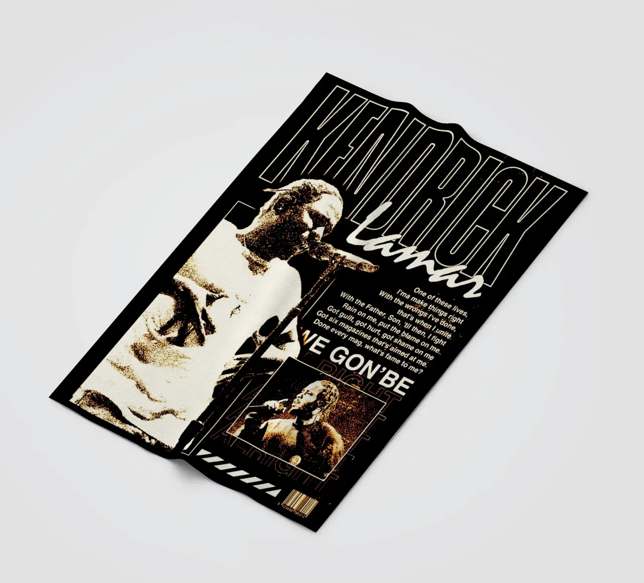 kendrick lamar azione 2 coperta in pile da music soul