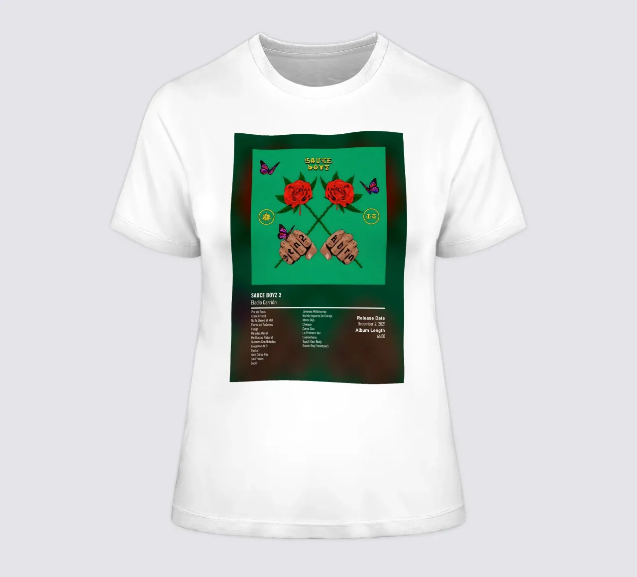Sauce Boyz 2 (2021) by Eladio Carrión Frauen T-Shirt von DGUnder