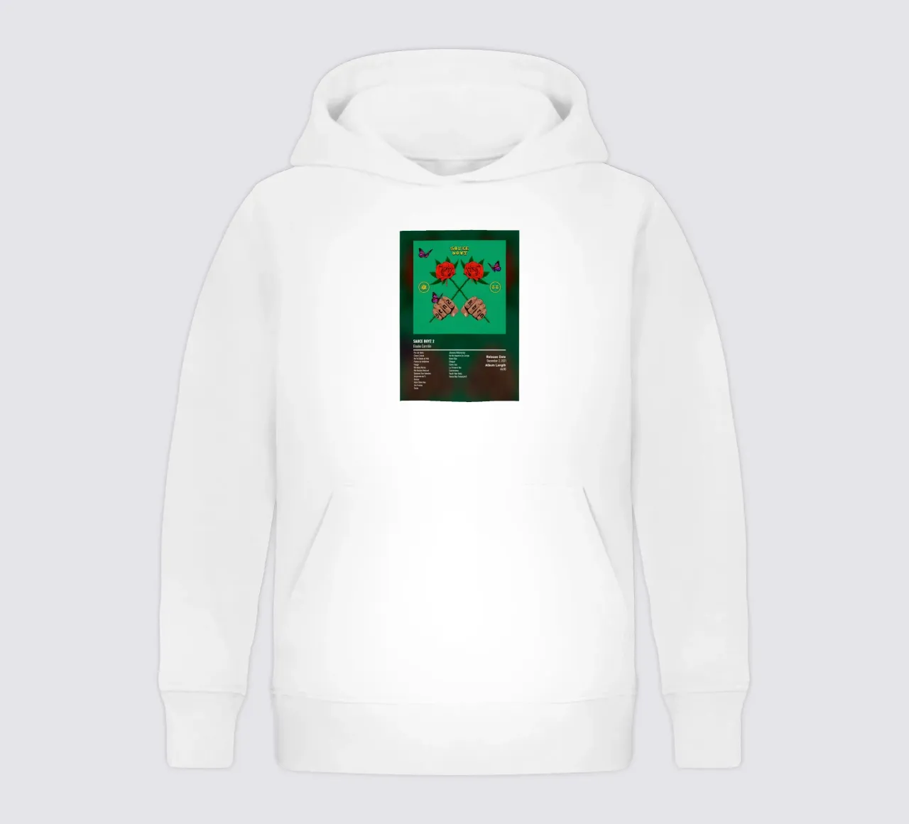 Sauce Boyz 2 (2021) by Eladio Carrión felpa bambino con cappuccio da DGUnder