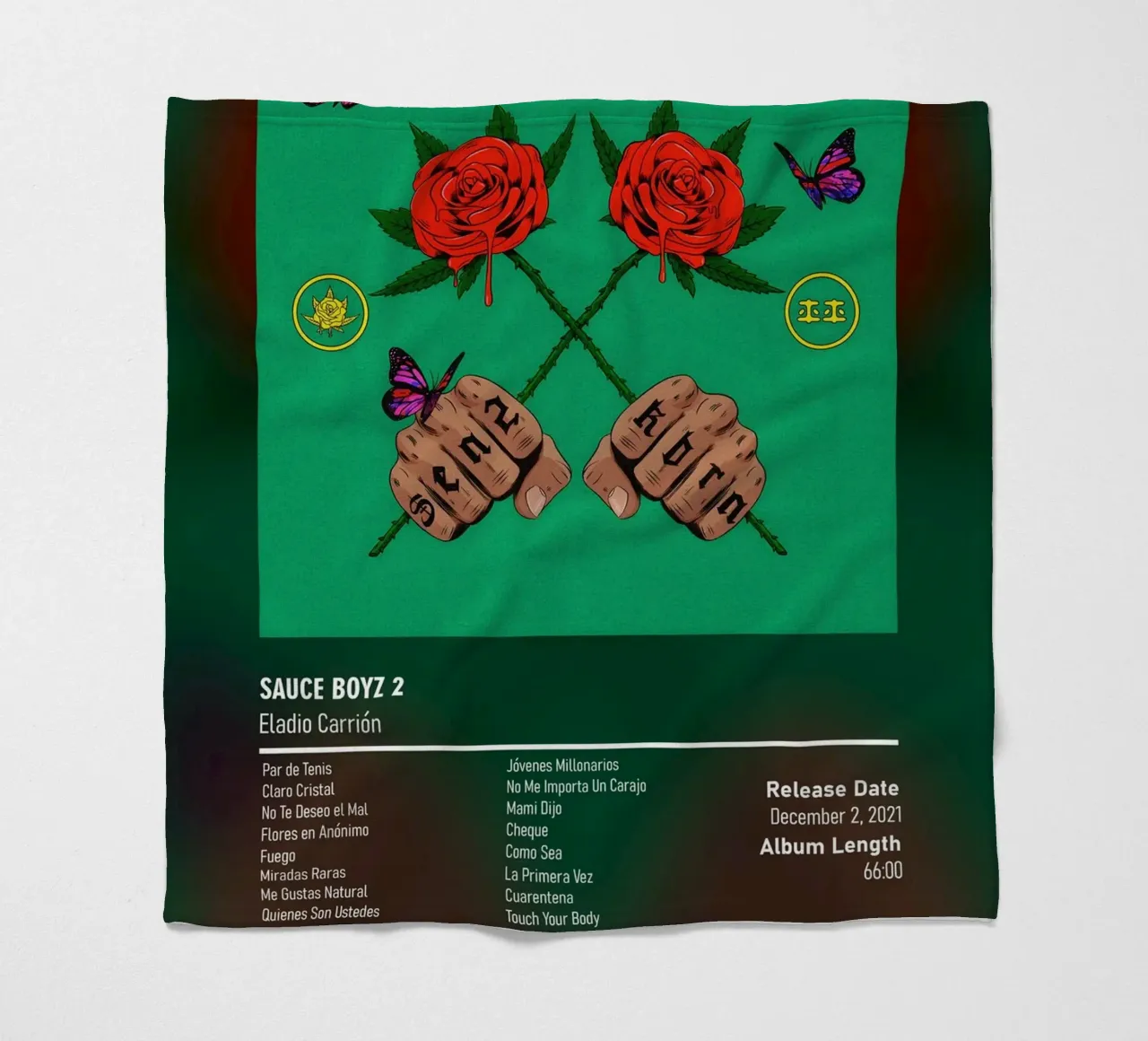 Sauce Boyz 2 (2021) by Eladio Carrión coperta in pile da DGUnder