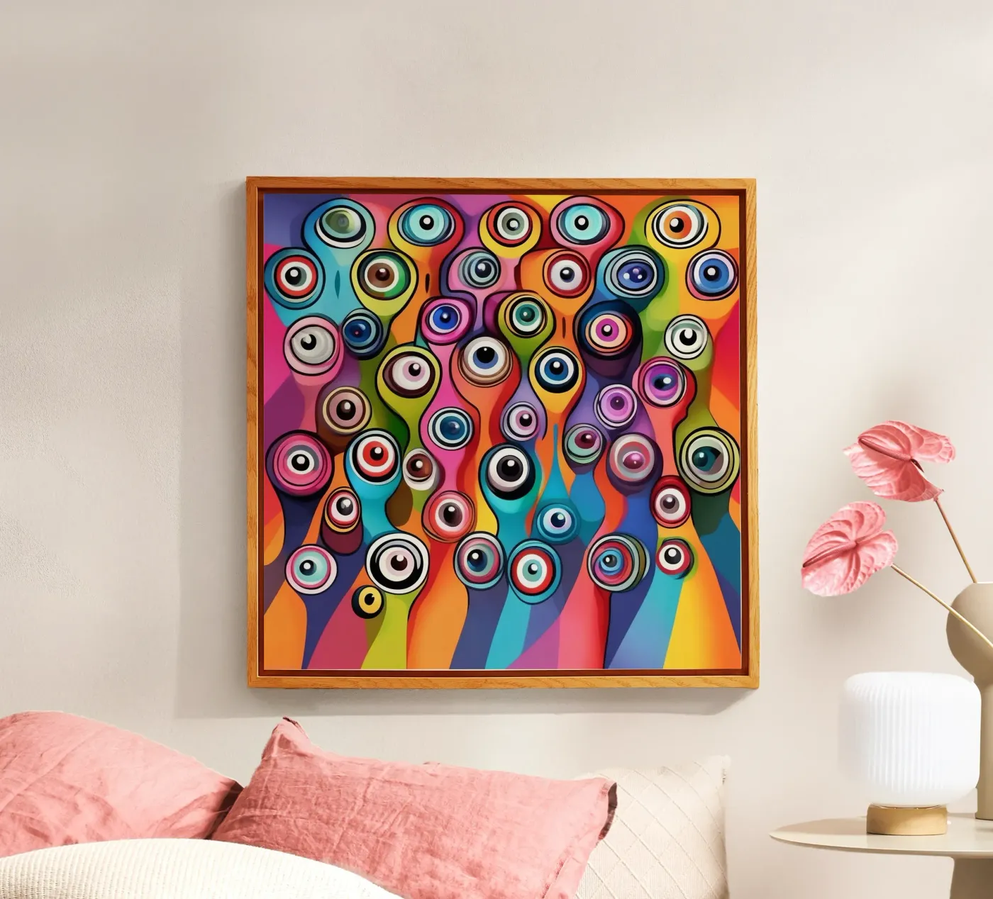 Eyes_5 acrylic glass by AI-Portraits by LK