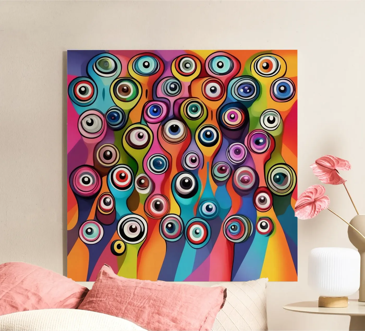 Eyes_5 Acryl-Glas von AI-Portraits by LK