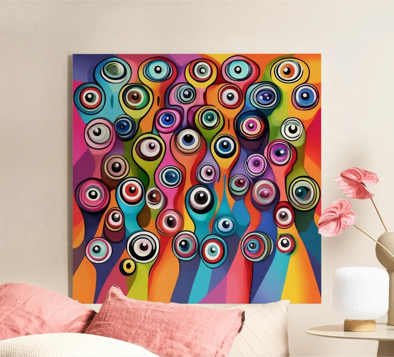 Occhi_5 plexiglass da AI-Portraits by LK