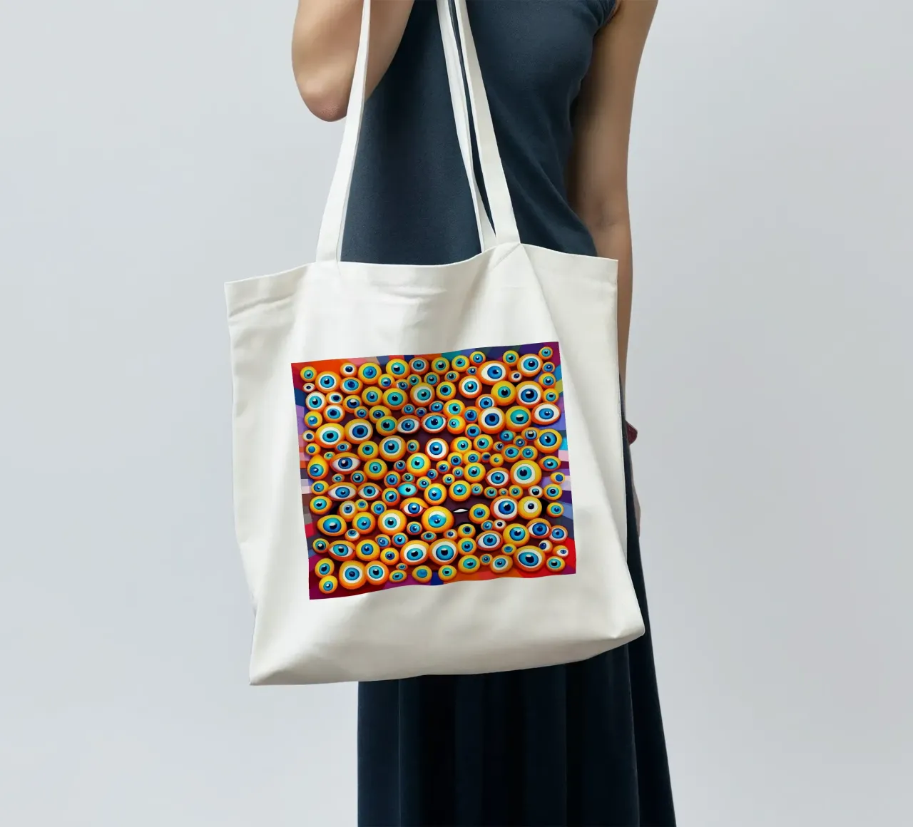Eyes_6 tote bag by AI-Portraits by LK