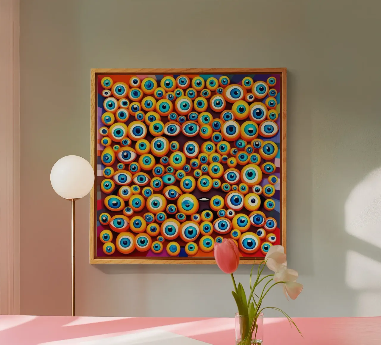 Occhi_6 plexiglass da AI-Portraits by LK