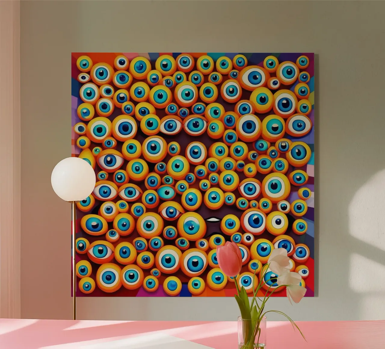 Occhi_6 plexiglass da AI-Portraits by LK