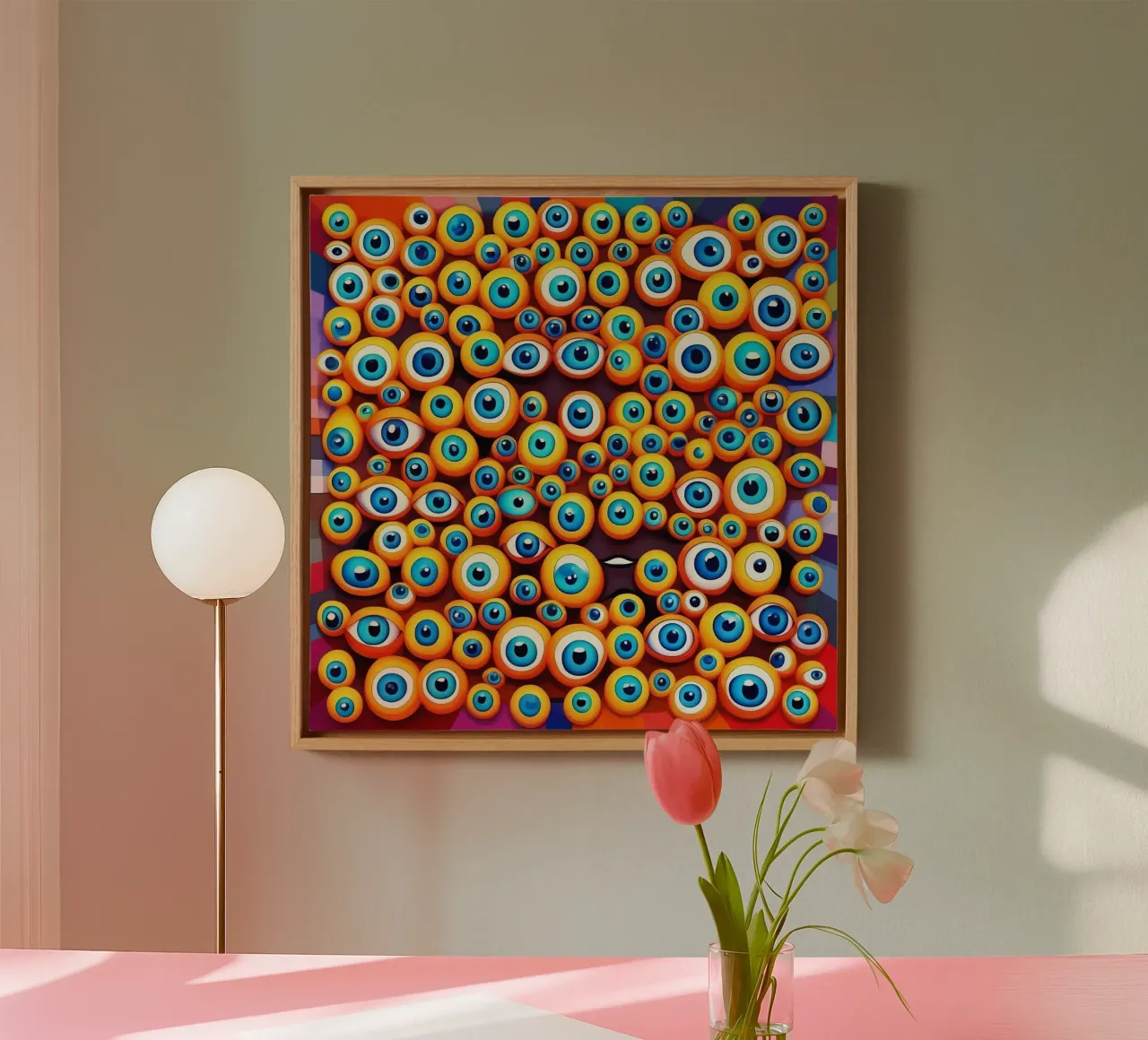 Eyes_6 canvas by AI-Portraits by LK