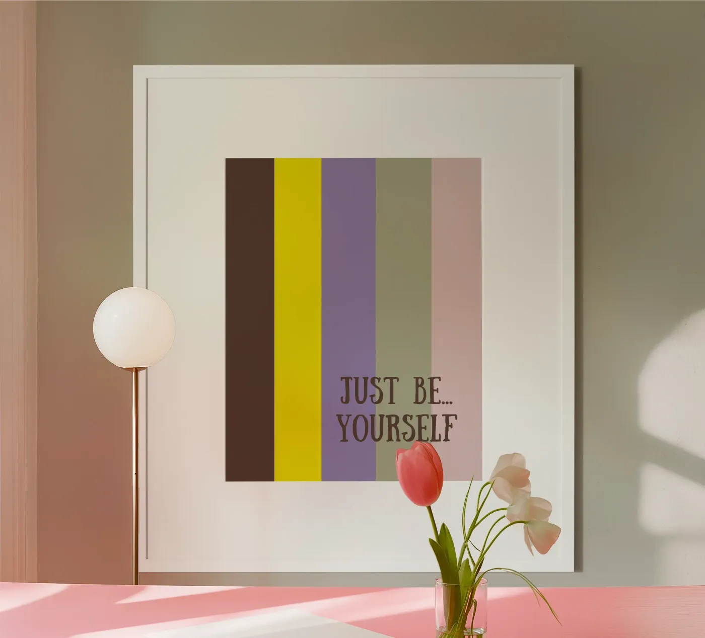 Just be yourself poster da sini-bini