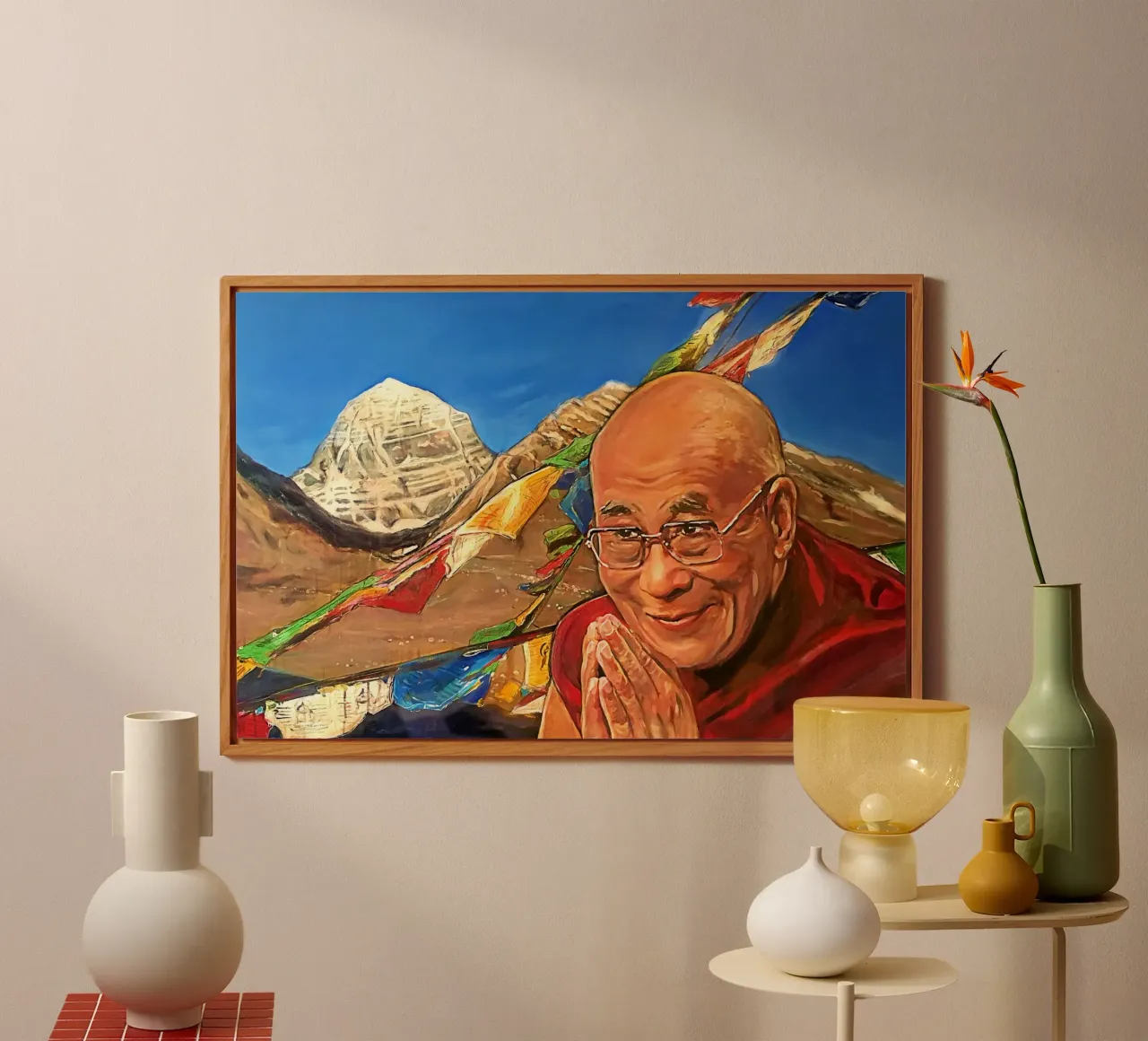 Dalai Lama - Tibet - Himalaya - Kailash alluminio dibond da Happy 😃 Art 🎨 by Christine Schnoell