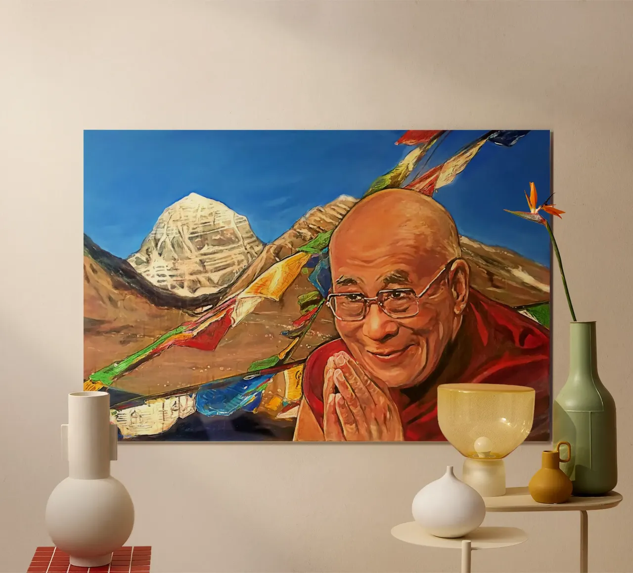 Dalai Lama - Tibet - Himalaya - Kailash poster da Happy 😃 Art 🎨 by Christine Schnoell