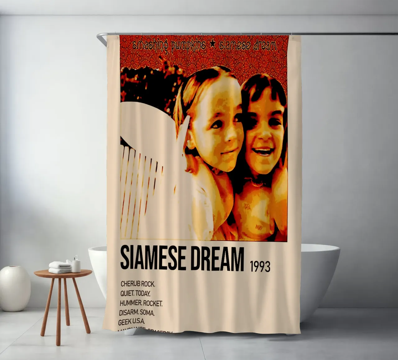 smashing pumpkins rock art 2 tenda da doccia da music soul