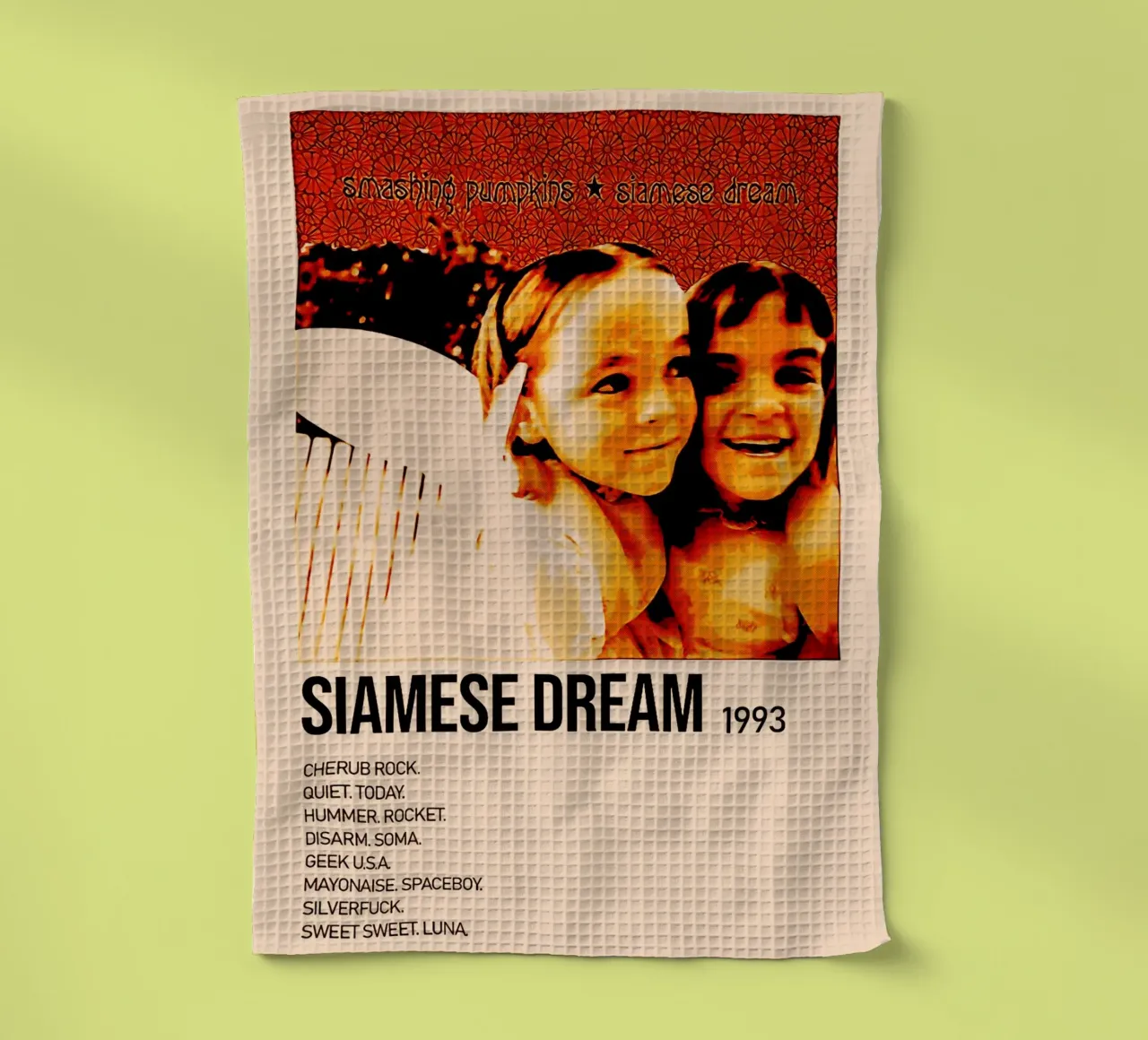 Smashing Pumpkins Rock Art 2 Geschirrtuch von music soul