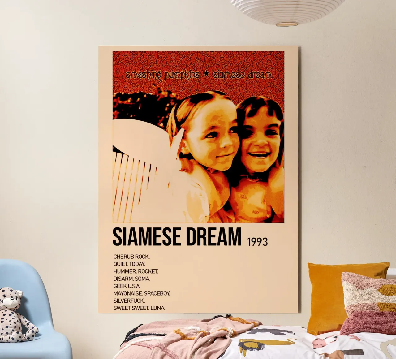 smashing pumpkins rock art 2 alluminio dibond da music soul