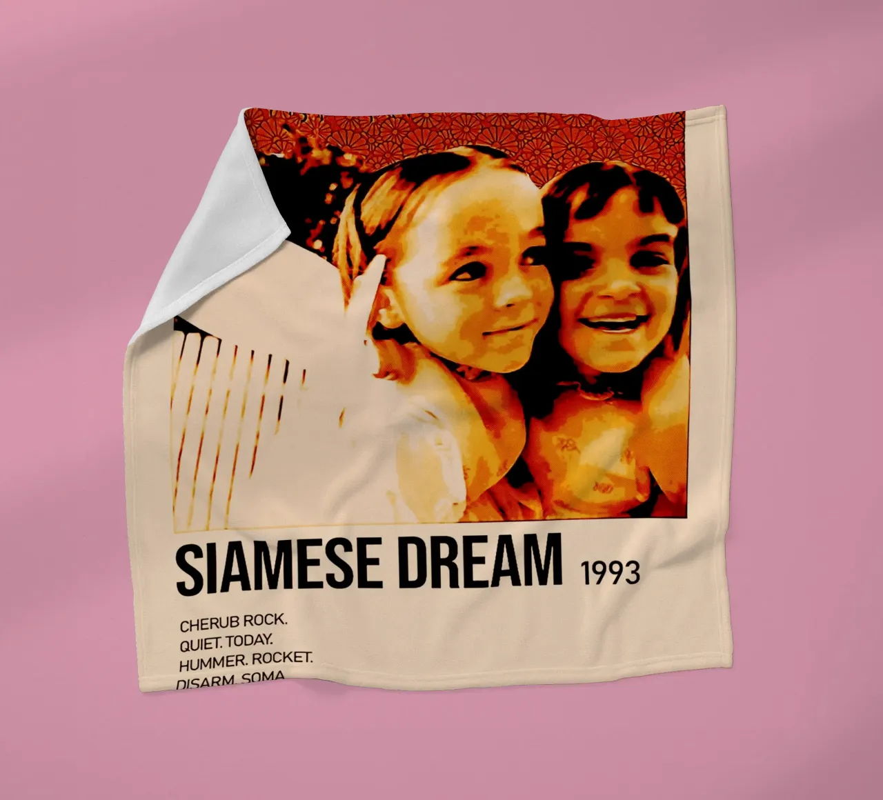smashing pumpkins rock art 2 coperta in pile da music soul