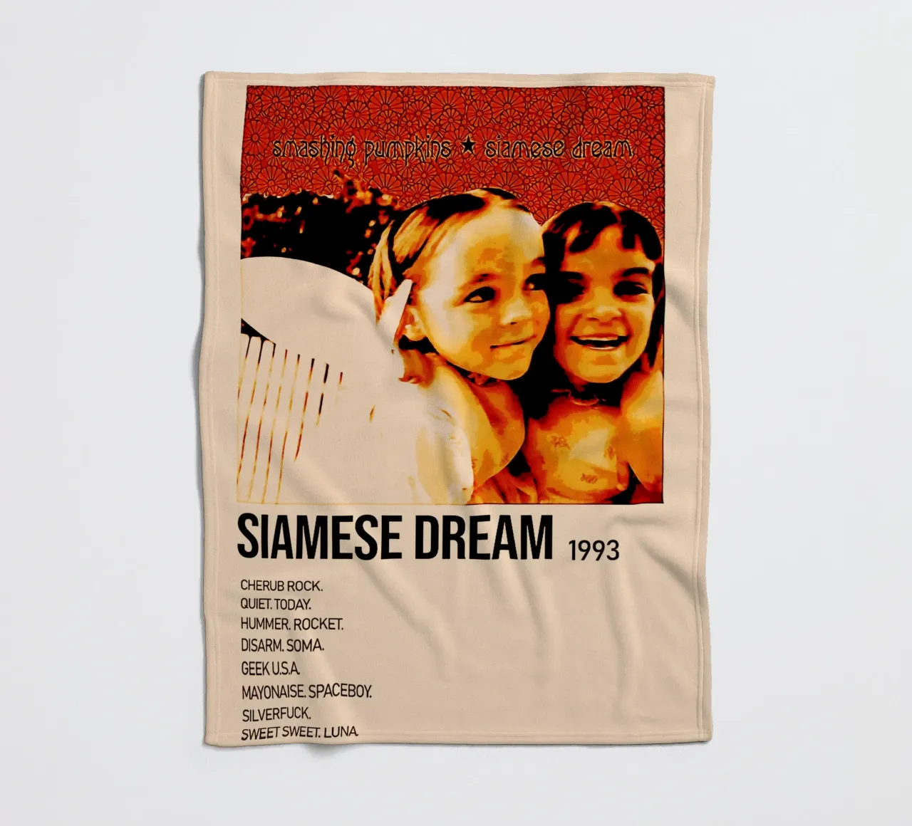 smashing pumpkins rock art 2 coperta in pile da music soul