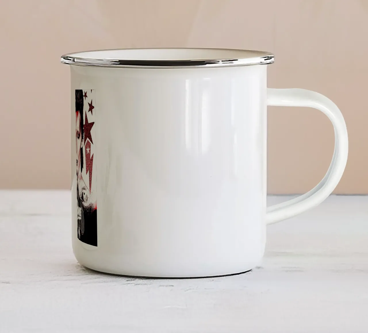 Passiamo la notte insieme tazza in smalto da music soul