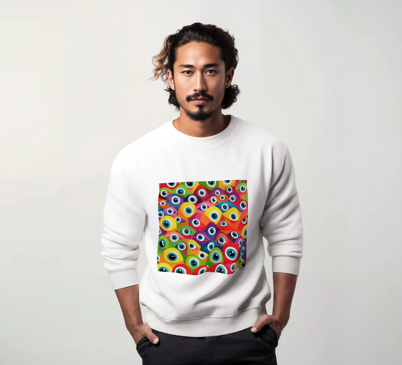 Occhi_7 felpa da AI-Portraits by LK