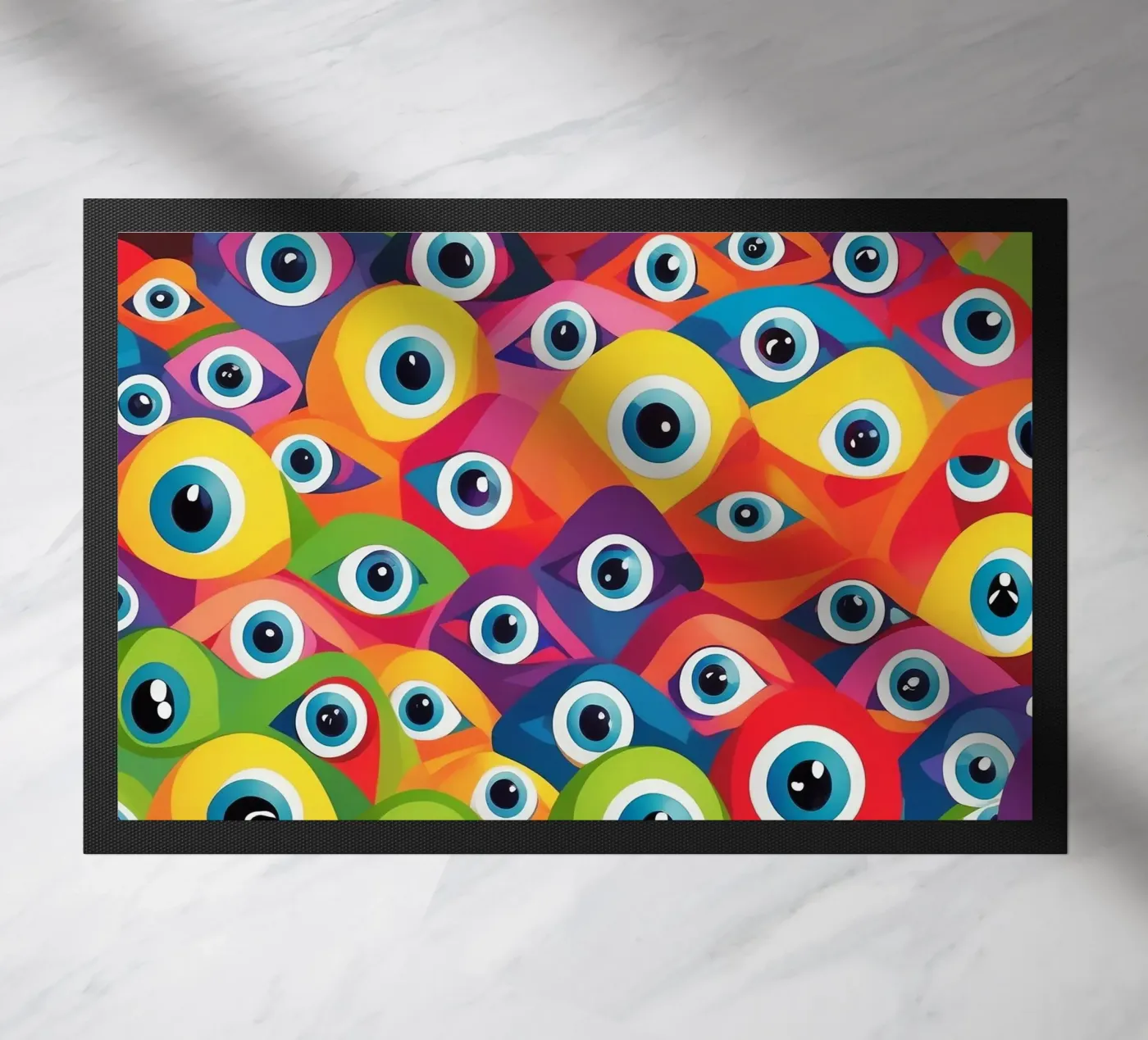 Ogen_7 deurmat van AI-Portraits by LK